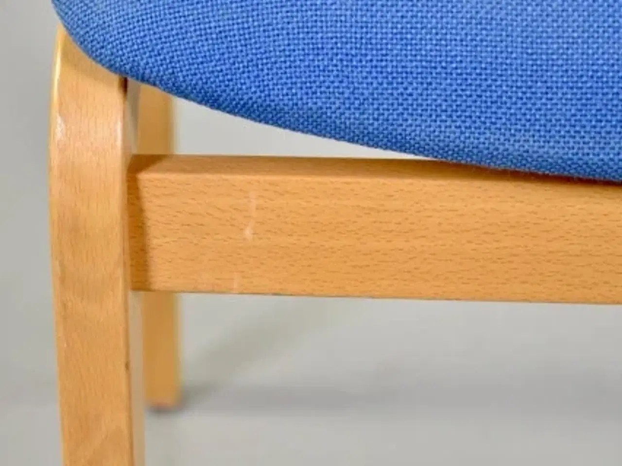 Billede 7 - Farstrup konferencestol med blå polster