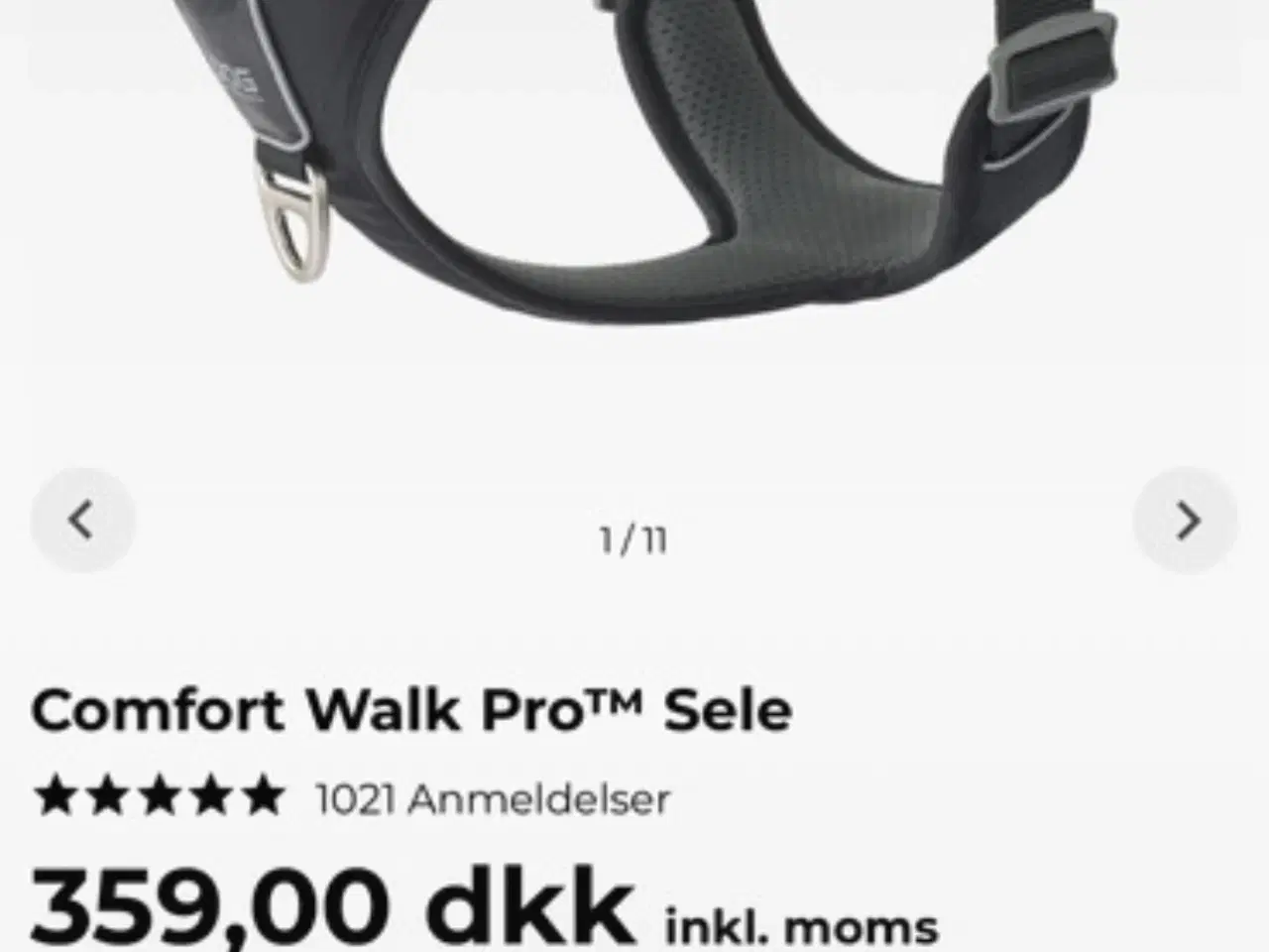 Billede 4 - Dog Copenhagen comfort walk pro sele, str. XS