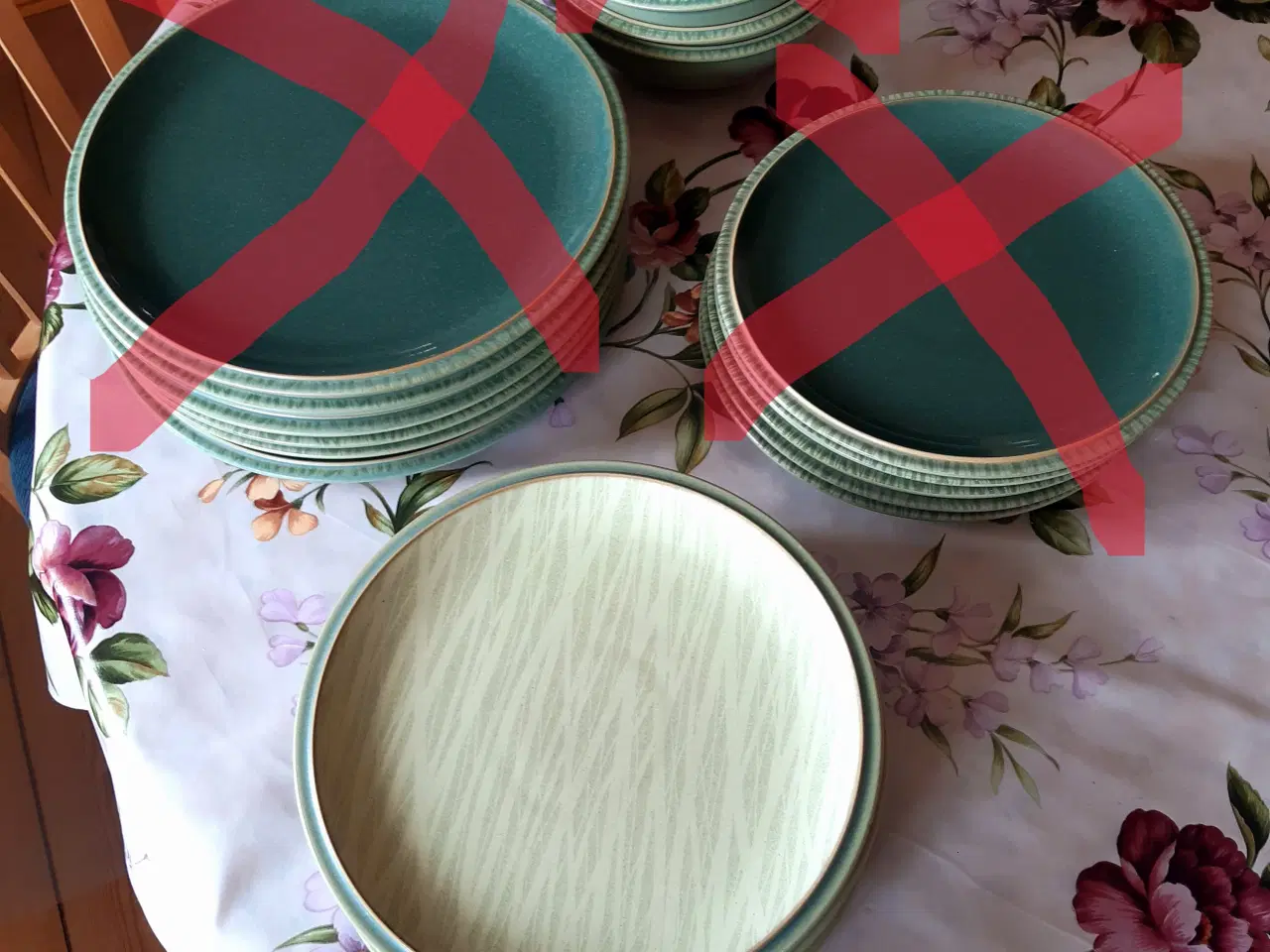 Billede 1 - Denby calm, stoneware, tallerkener.