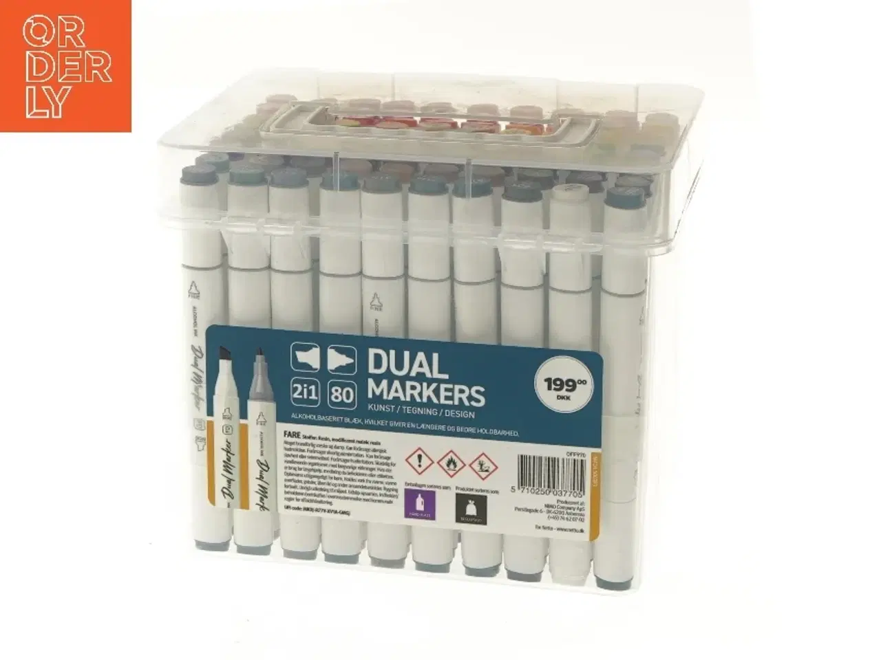 Billede 4 - Sæt med dobbelte tuscher (str. 19x16 cm)