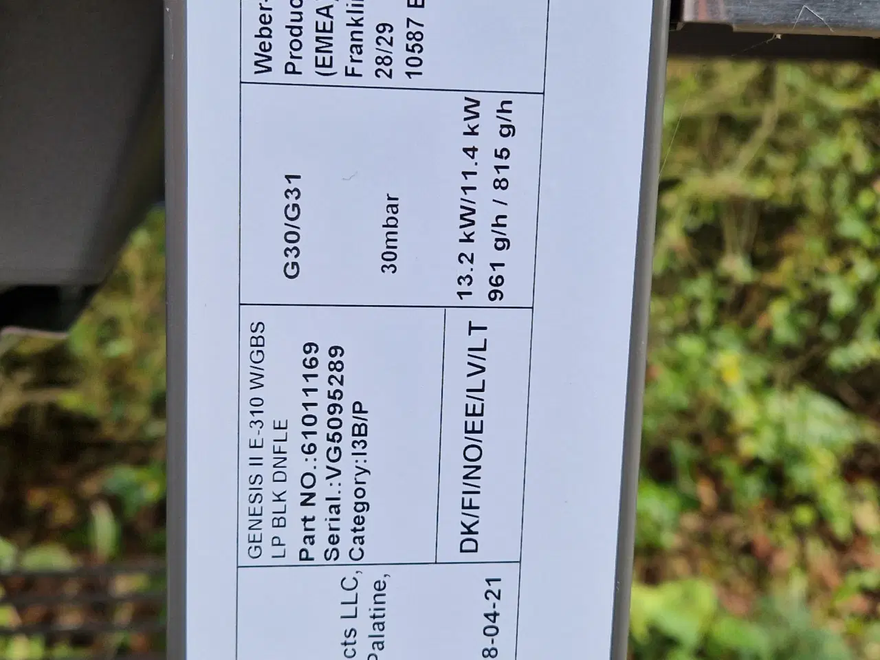 Billede 9 - Weber Genesis II E-310 GBS