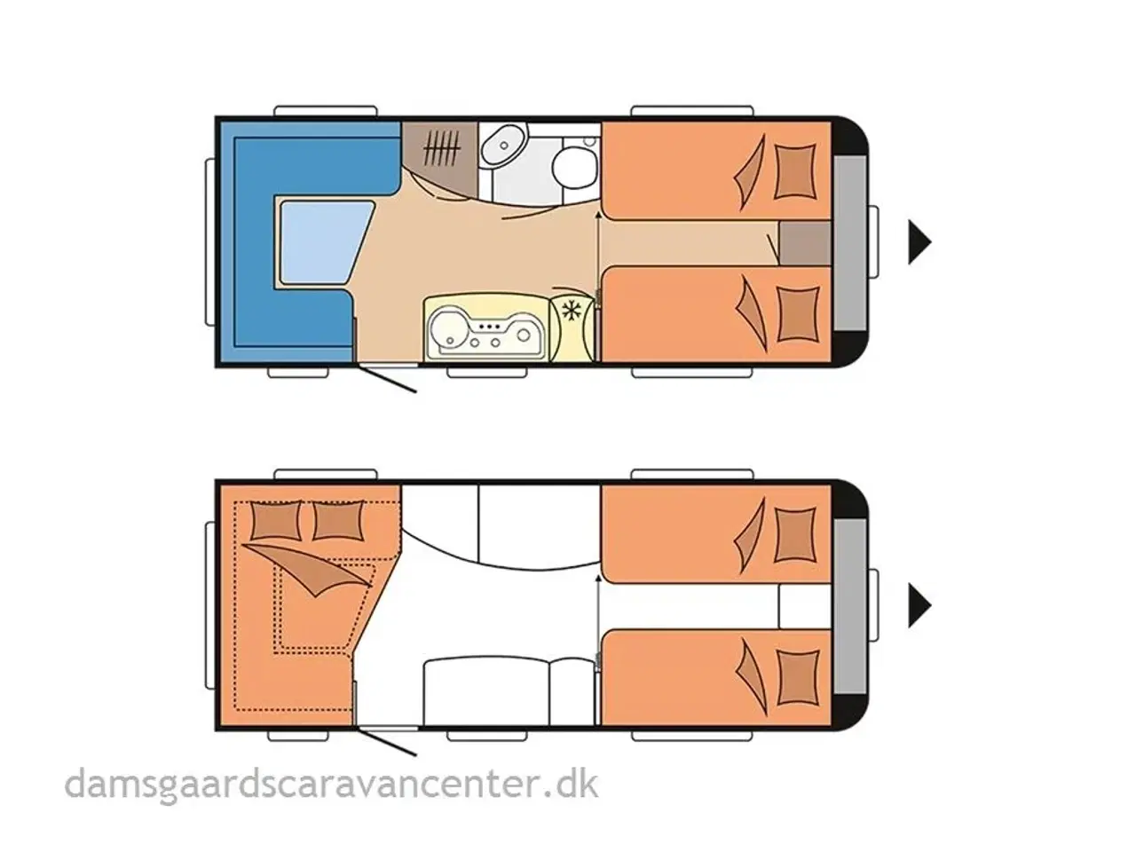 Billede 7 - 2018 - Hobby De Luxe Edition 495 UL   Enkeltsenge-Lamel-Gulvtemp.-Mover-Telt