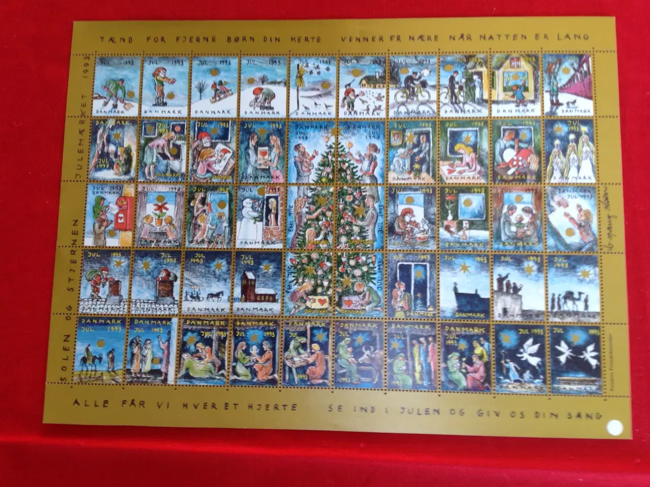 Billede 2 - Julemærker årgang: 1992, 93,94,95