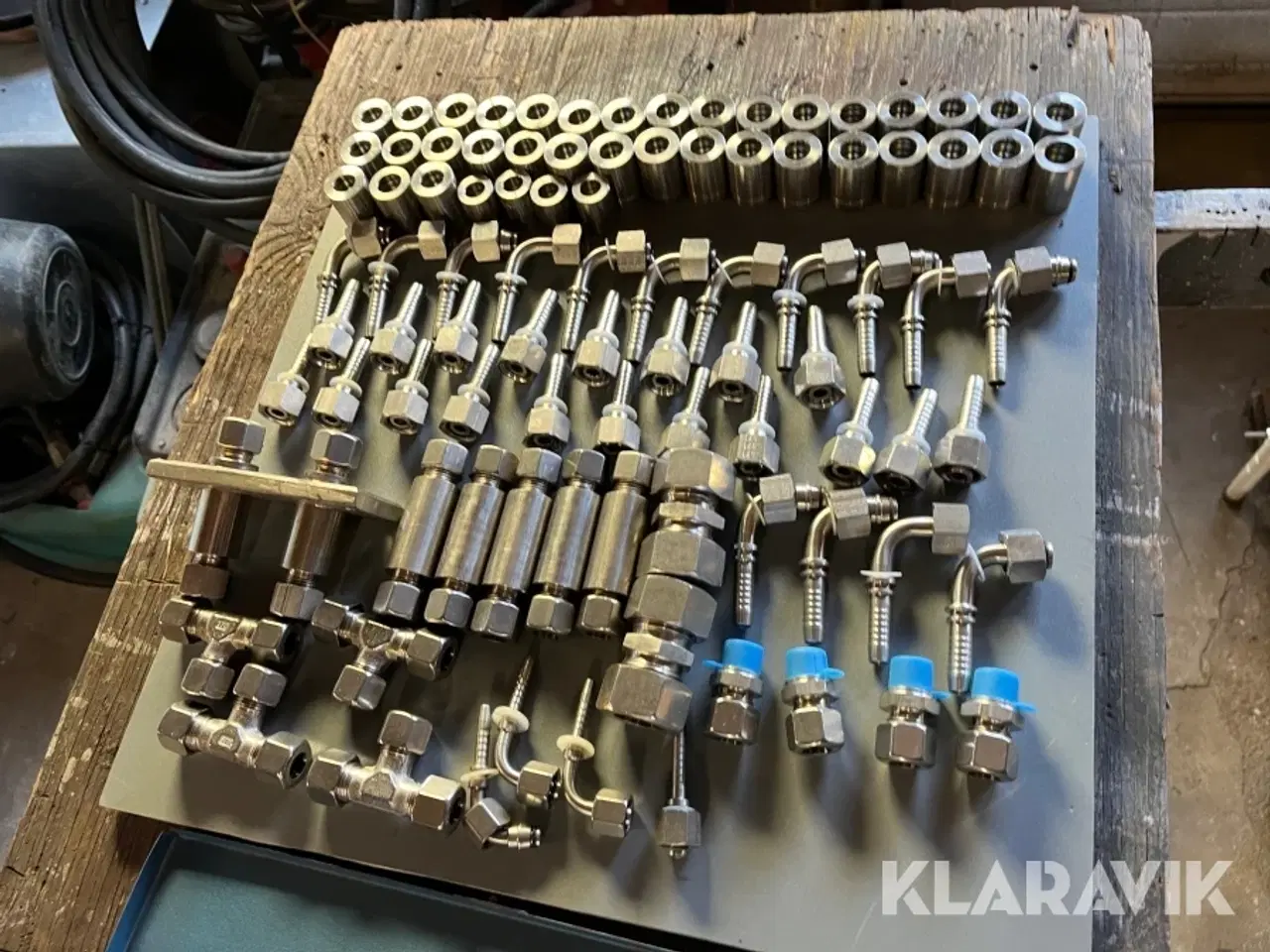 Billede 4 - Hydraulik nipler 34 sæt