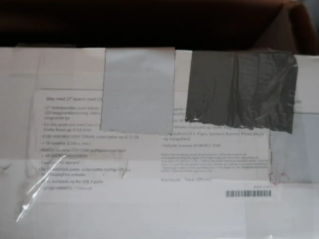 Billede 4 - Computer APPLE iMac 27"