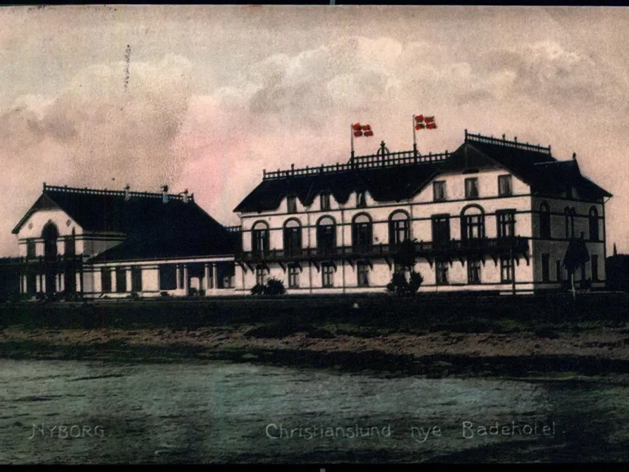 Billede 1 - Nyborg - Christianslund nye Badehotel - Stender 8445 - Brugt