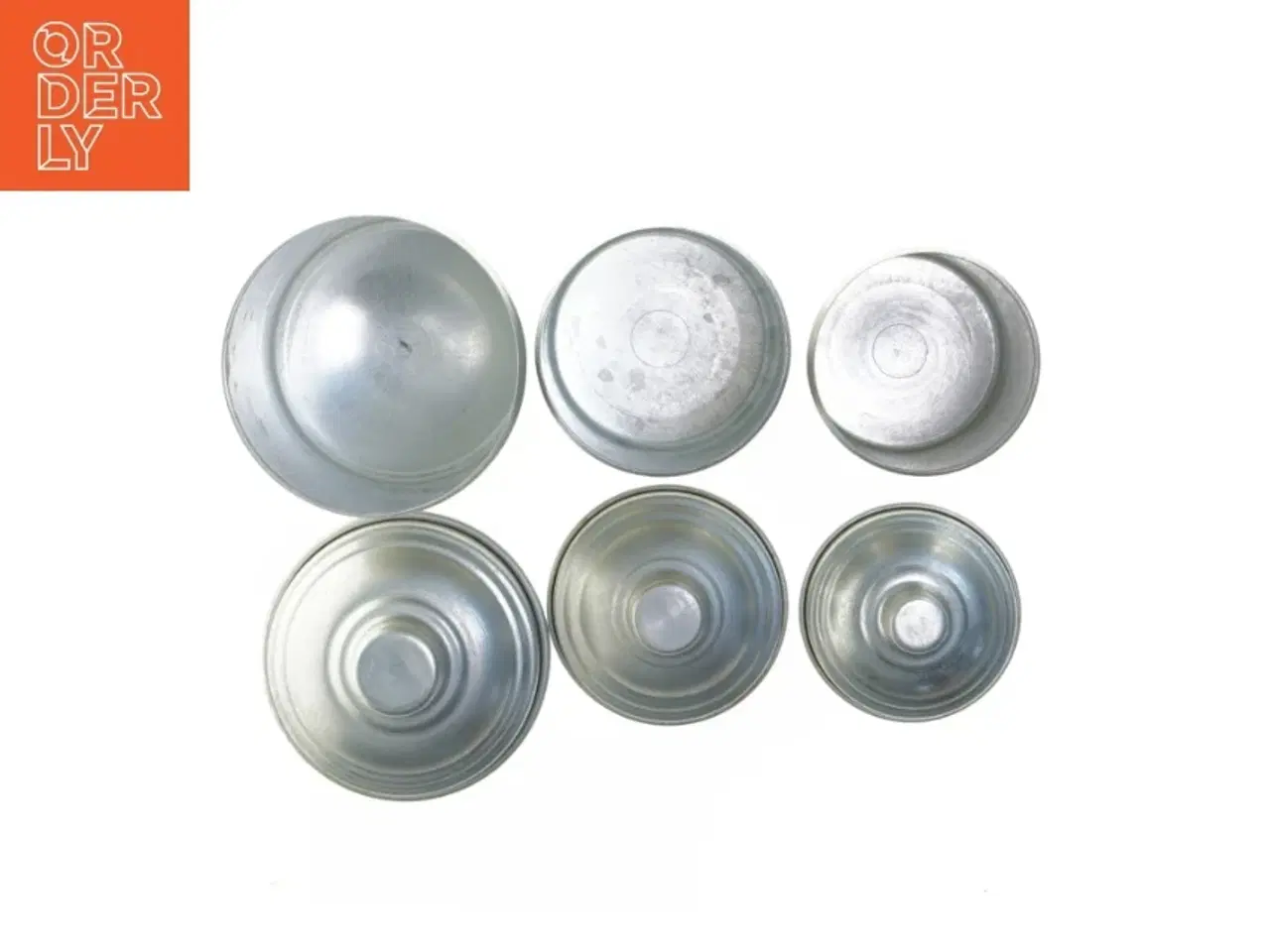 Billede 4 - Sæt af vintage metal opbevaringsdåser (str. 20 og 17 og 16 cm)