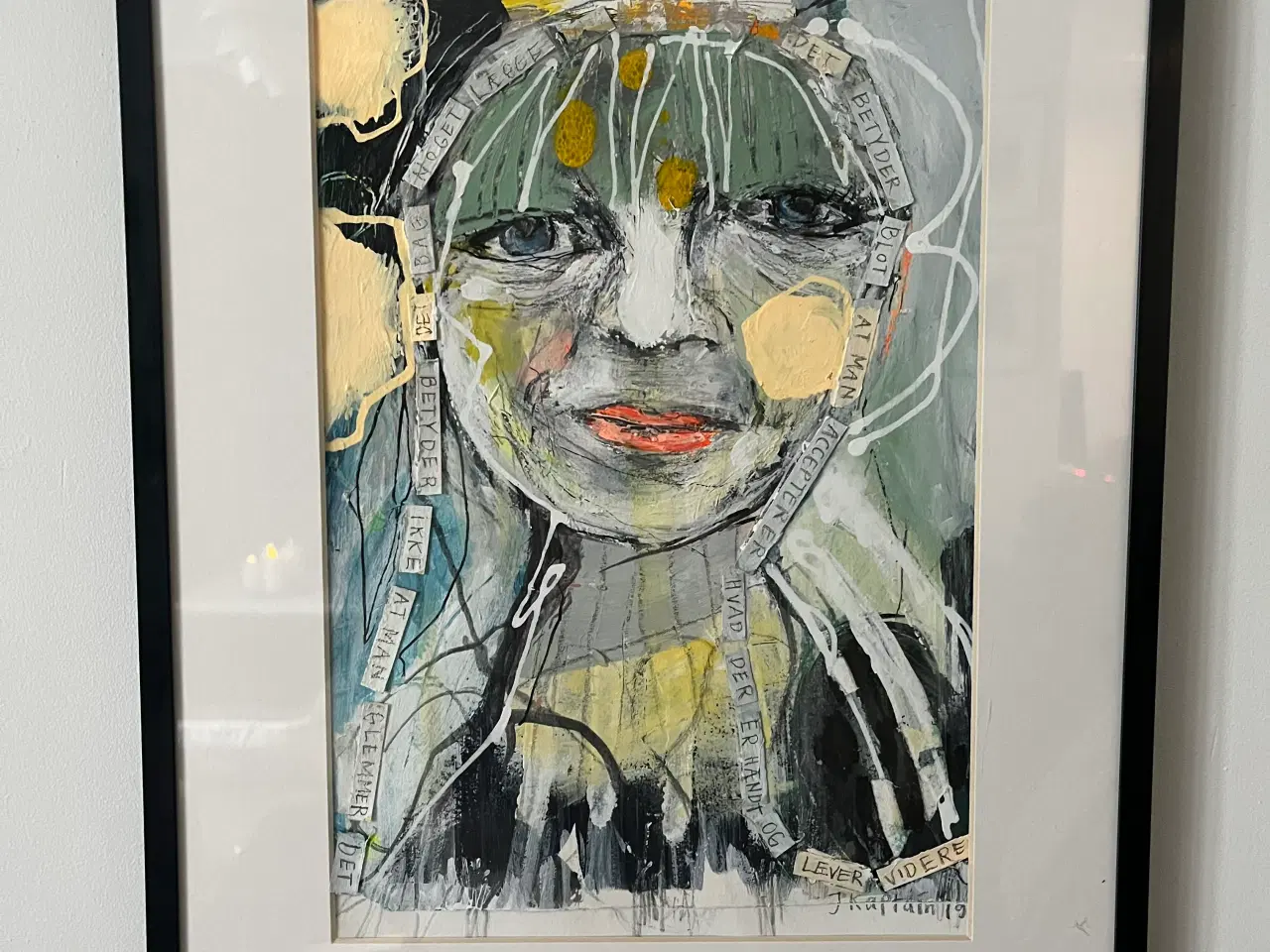 Billede 1 - 2 stk original værker af Jane Kaptain