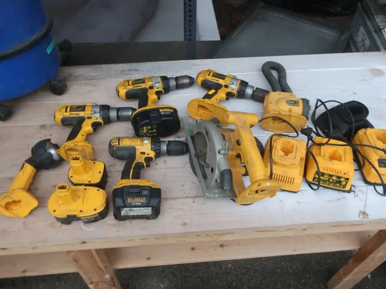 Billede 1 - Boremaskiner, vinklesliber, rundsav mv. DEWALT Model: DW904, DW980, DC988, DW936, DW919