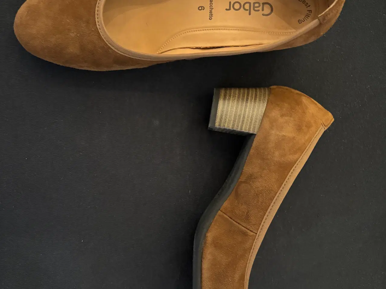Billede 1 - Gabor brun pump, som nye. Str. 6