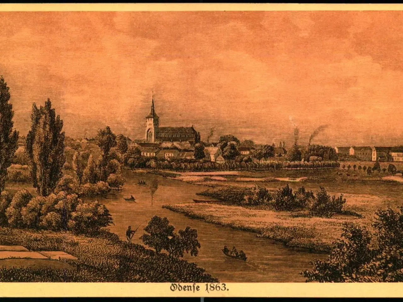 Billede 1 - Odense 1863 - Stender Serie "fra gamle Dage" 26881 - Ubrugt