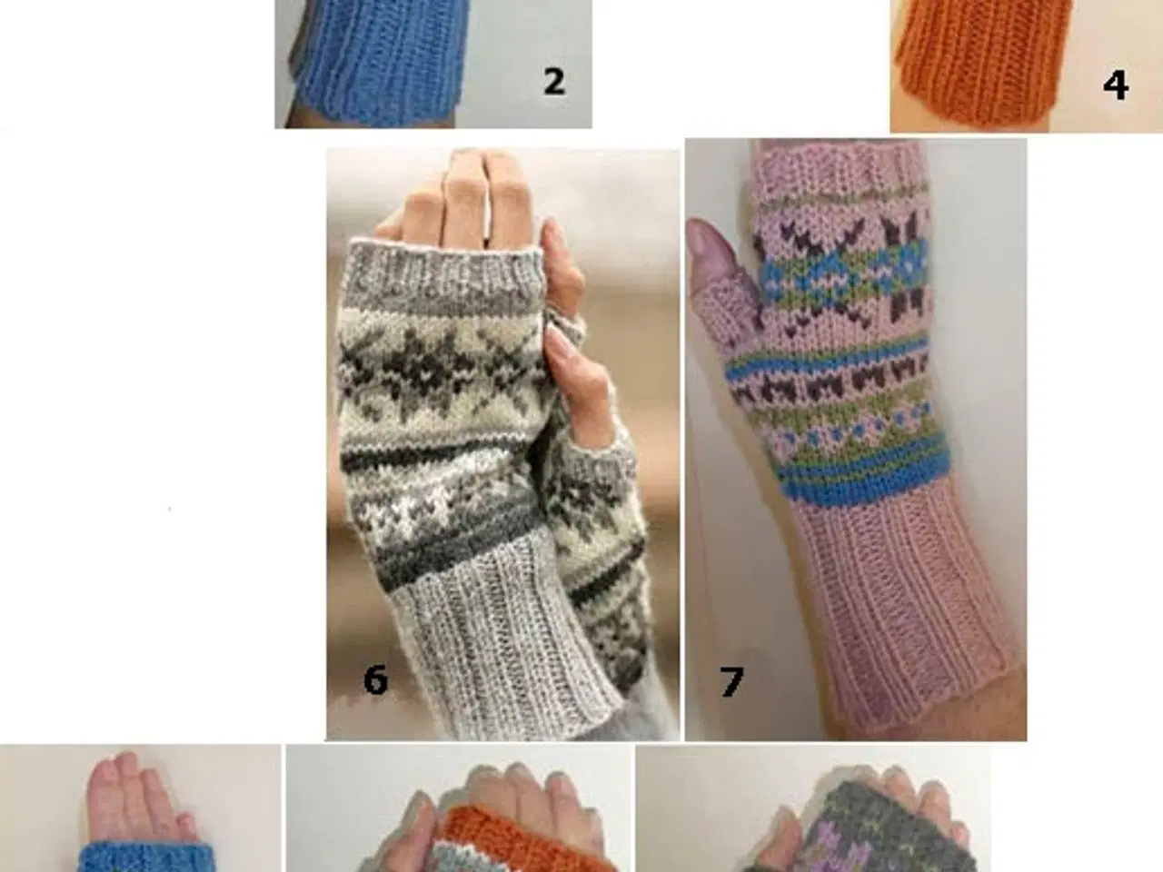 Billede 1 - Håndstrikkede pulsvarmere i 100% superwash uld