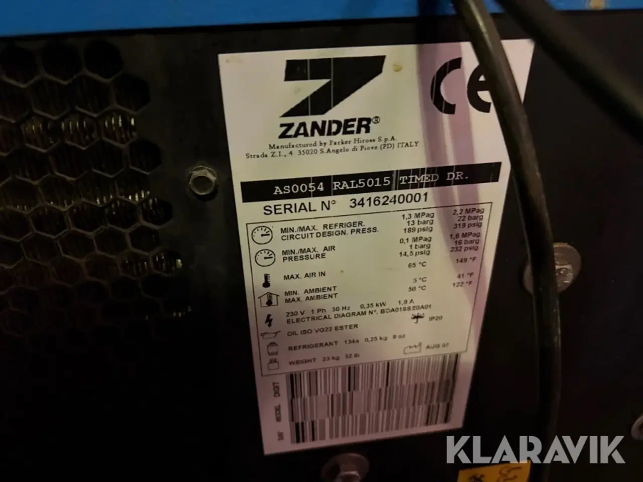 Billede 6 - Skruekompressor Boge Granzow C7 med forvarmer, tank og filter