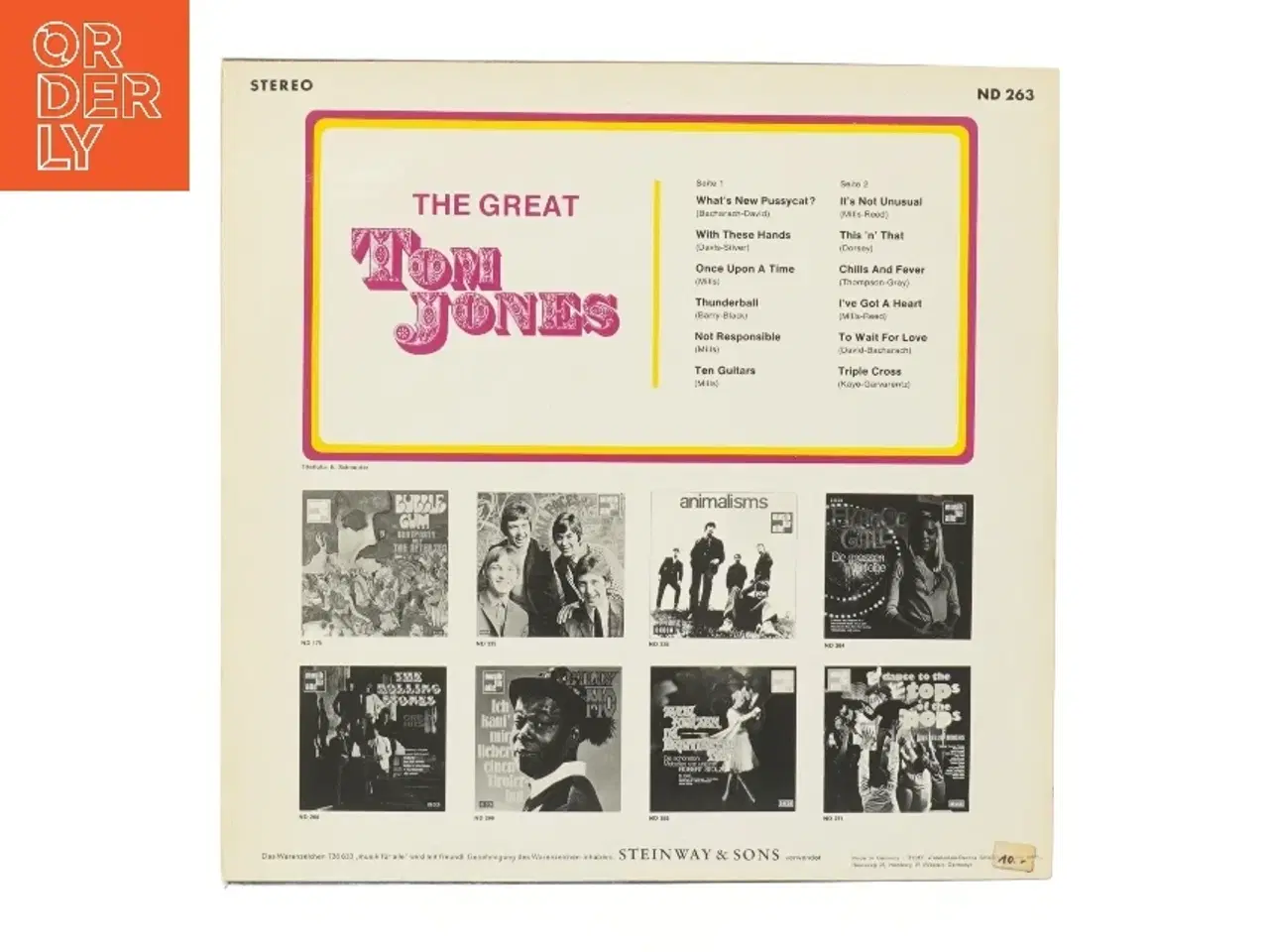 Billede 2 - Tom Jones album - The Great fra Decca