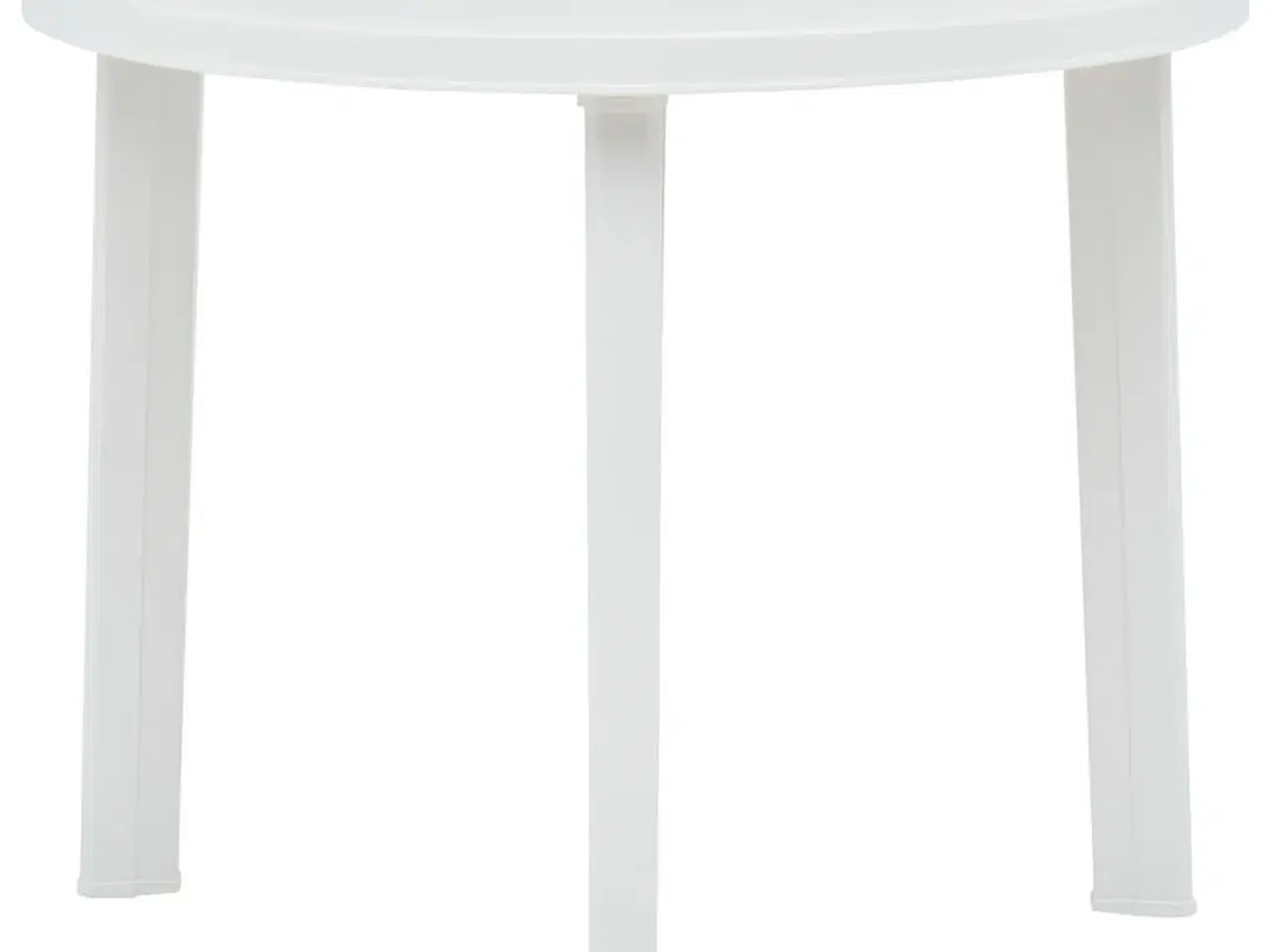 Billede 1 - Havebord 89 cm plastik hvid