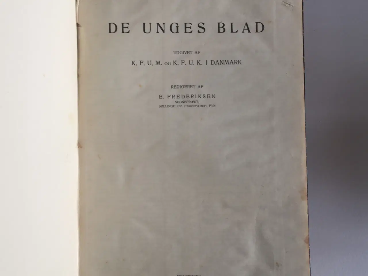 Billede 5 - De Unges Blad årgang 1922 og 1923