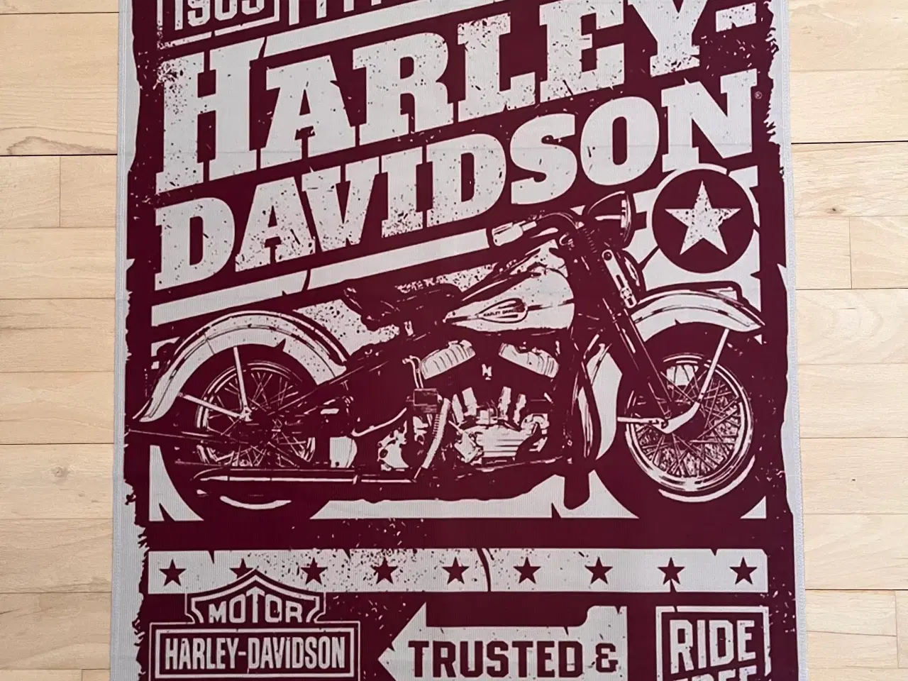 Billede 1 - Flag med Harley-Davidson 