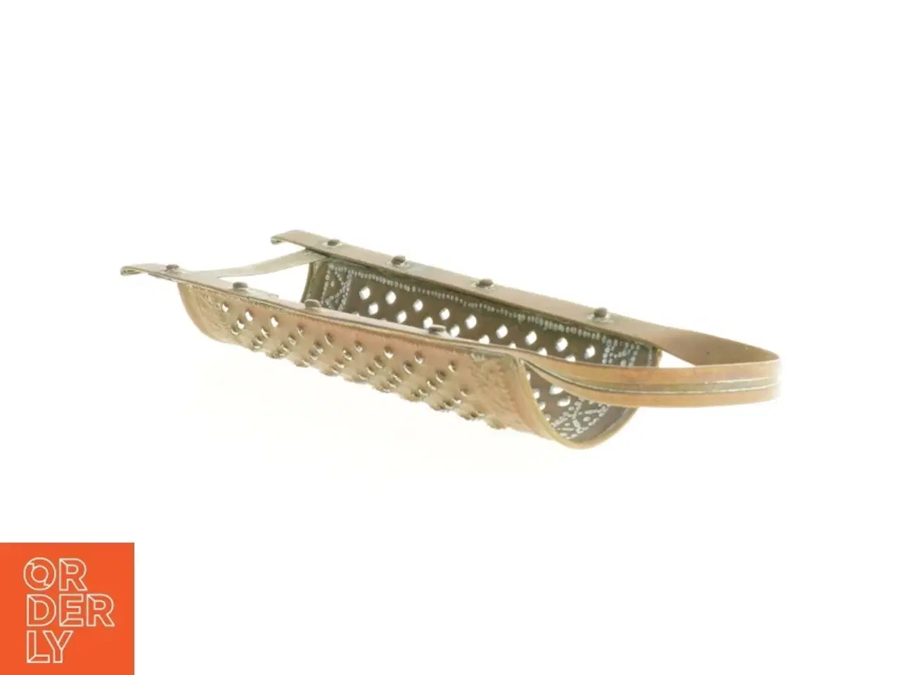 Billede 2 - Antikt Rivejern kobber/messing (str. 29 x 10 cm)