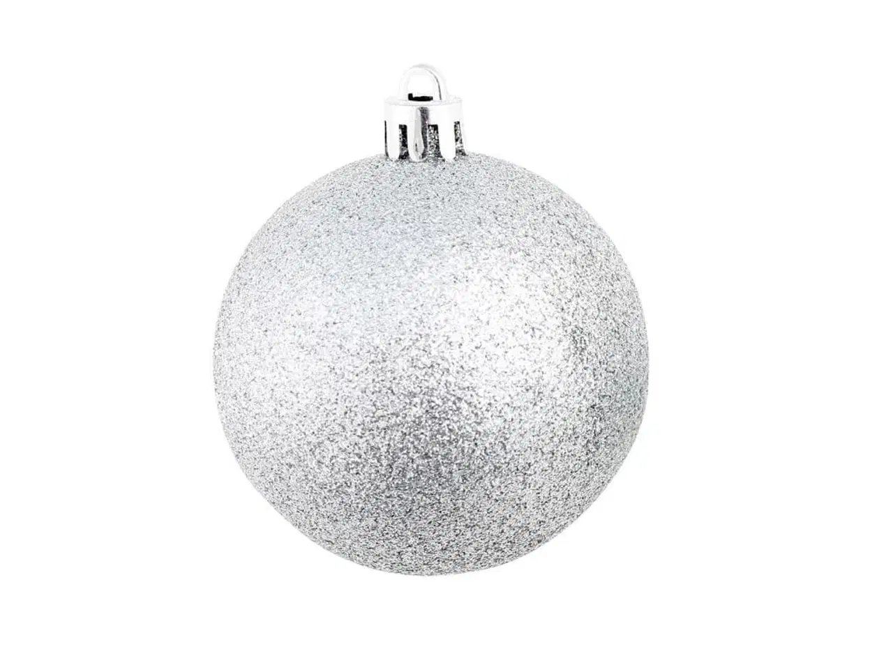 Billede 6 - Julekuglesæt 100 stk. 3/4/6 cm sølvfarvet