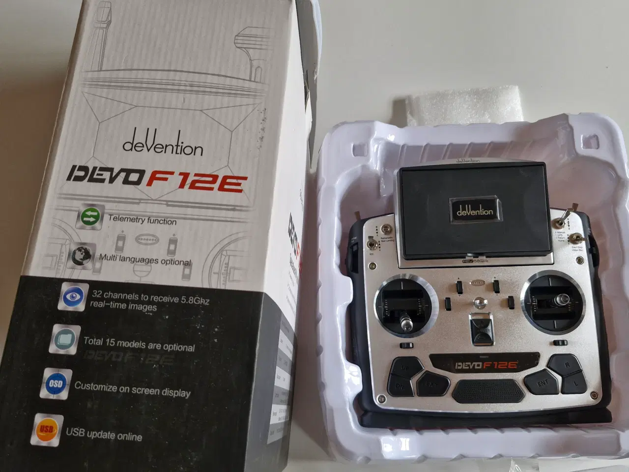 Billede 2 - Radiostyring, Devo F12E, 2,4 GHz DSSS+5,8GHz video