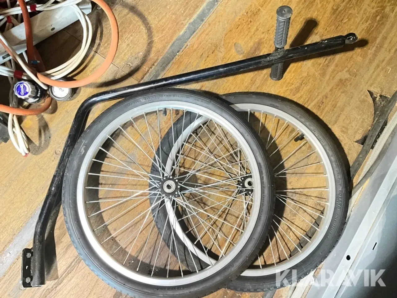 Billede 1 - Købes :hjul og gearvælger, kabel til sram 7 gear