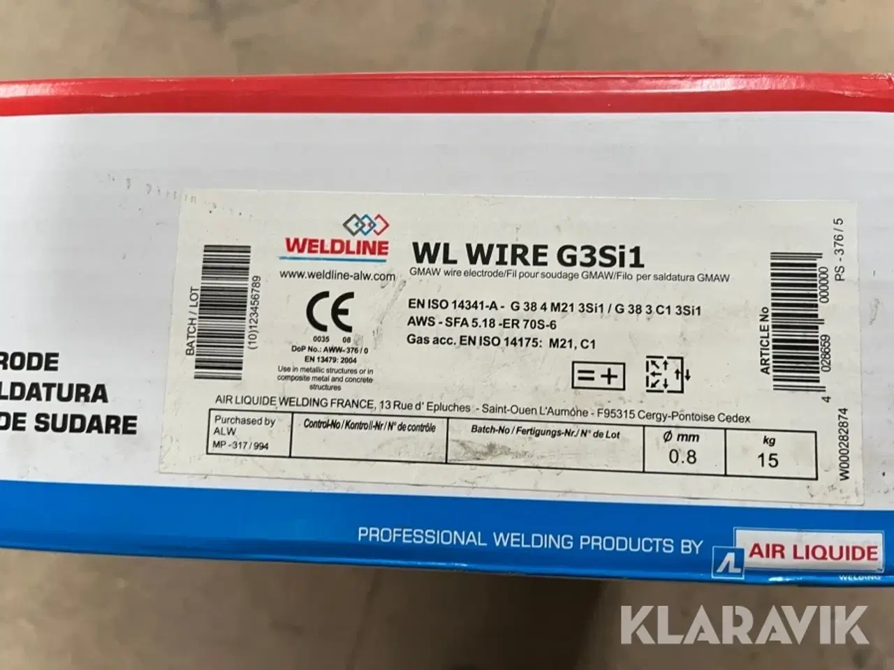 Billede 5 - Svejsetråde Weldlind WLVIREG3SI1 12 pakker