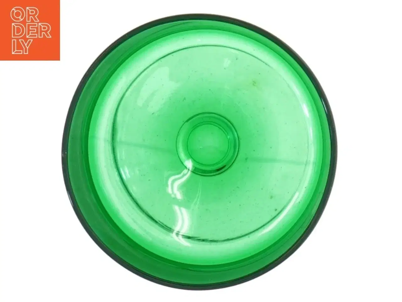 Billede 2 - Grønt glas (str. H. 8,5 cm ø. 8,5 cm)