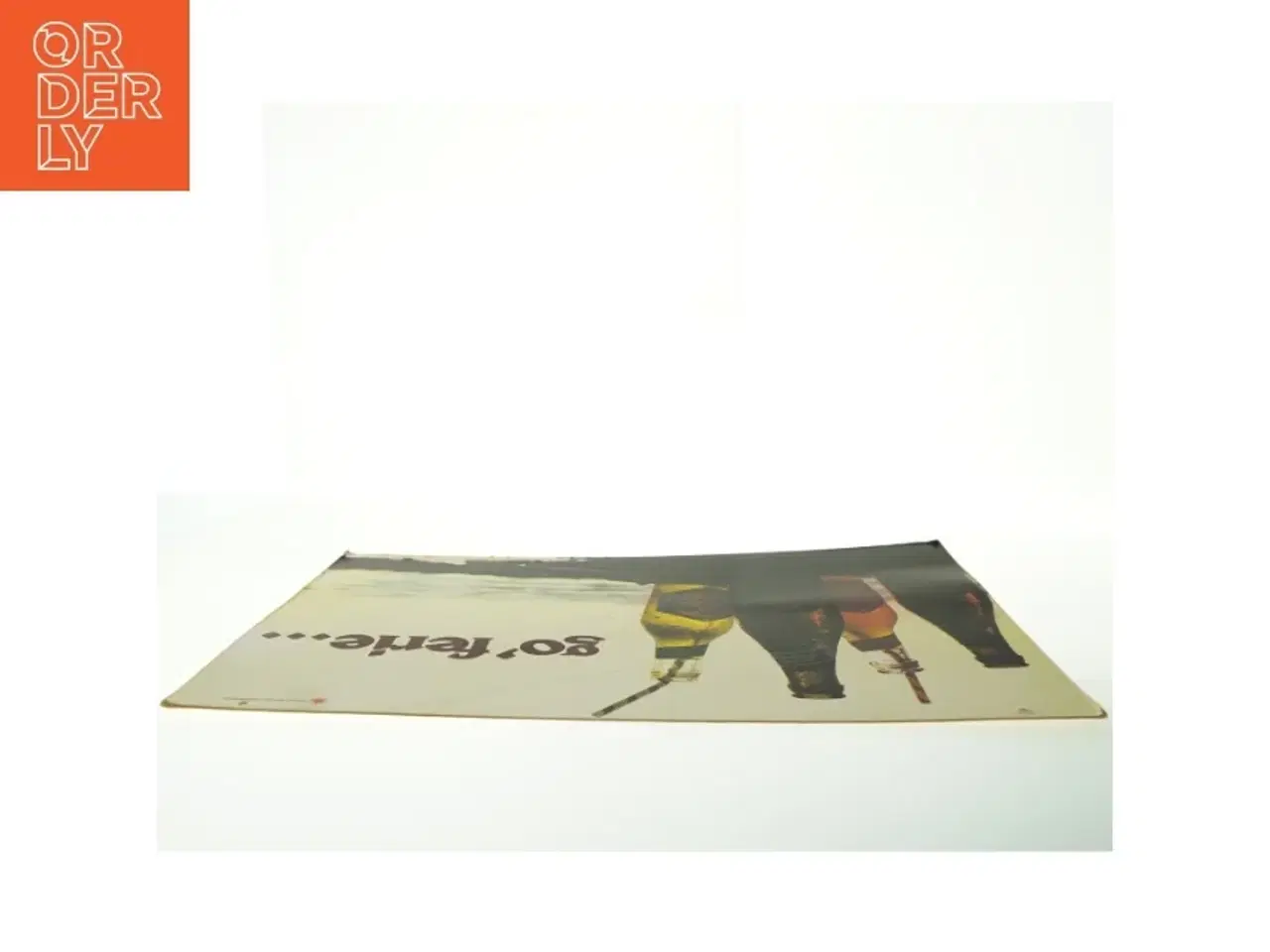 Billede 4 - Vintage Reklameplakat med ølflasker (str. 60x42 cm)