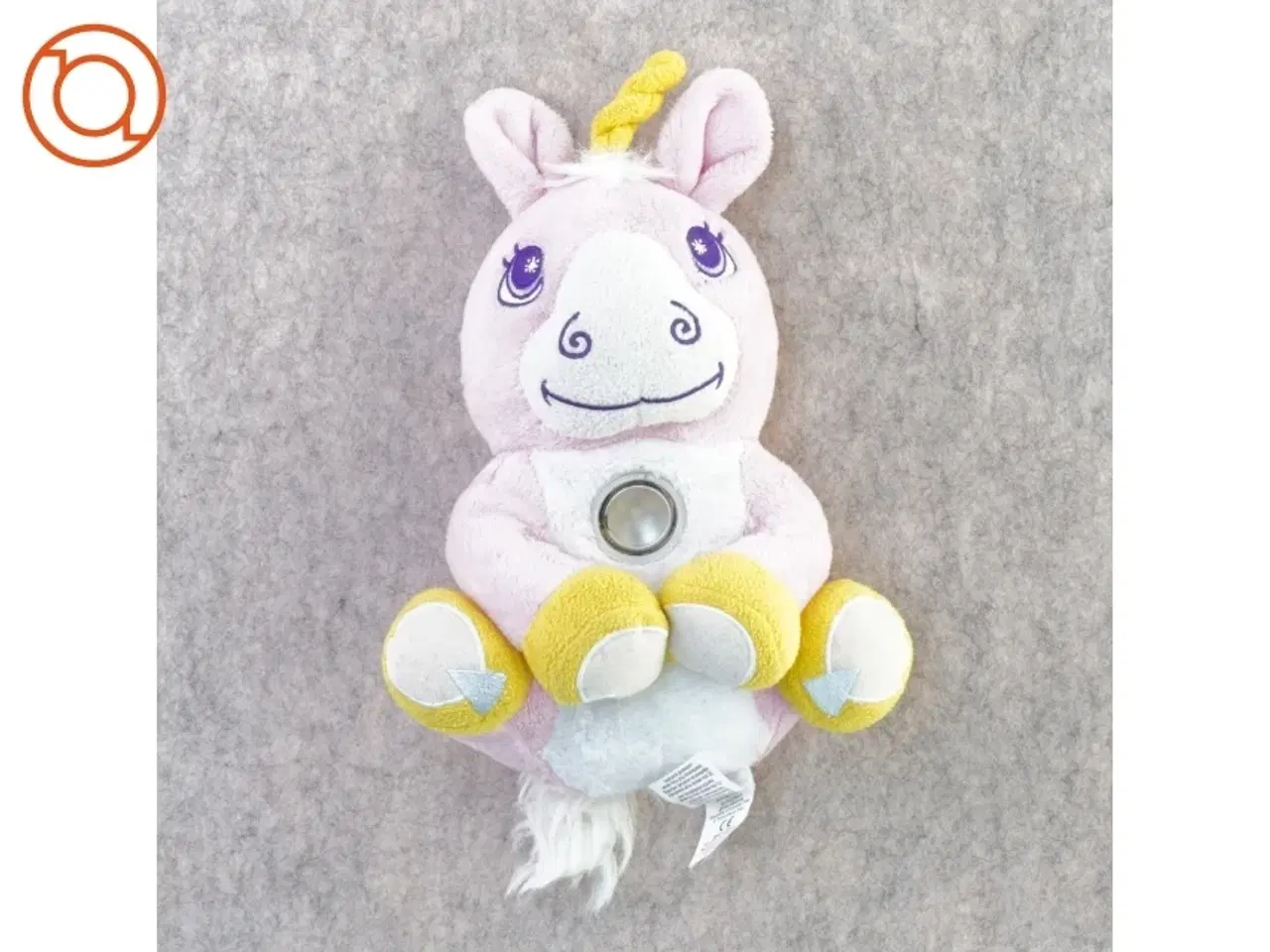 Billede 1 - Bamse enhjørning fra Flashlight Friends (str. 26 cm)