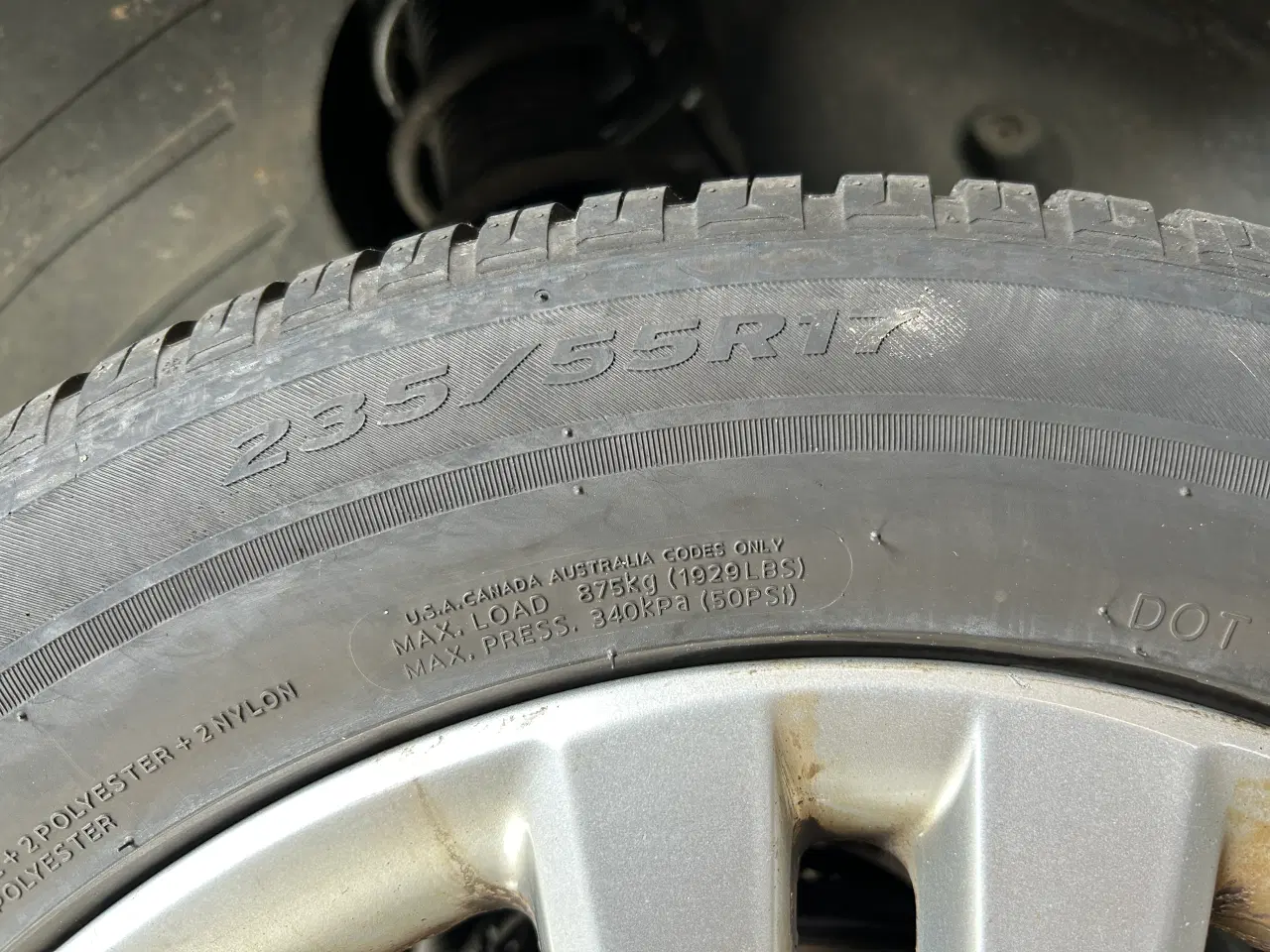 Billede 7 - VW 17" Alu-fælge monteret med næsten nye Helårsdæk