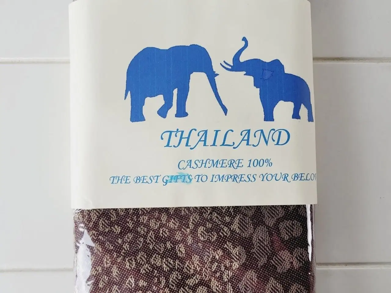 Billede 1 - ⭐️- Elegant og Blødt Pashmina Tørklæde - UBRUGT