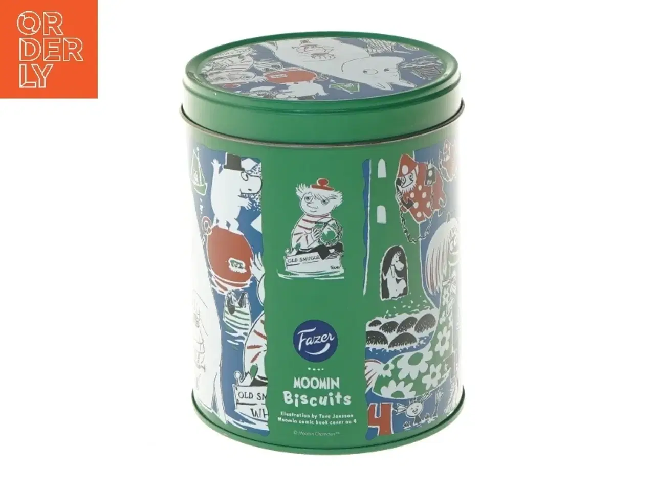 Billede 2 - Moomin kagedåse fra Moomin (str. Ø 11 cm længde 14 cm)