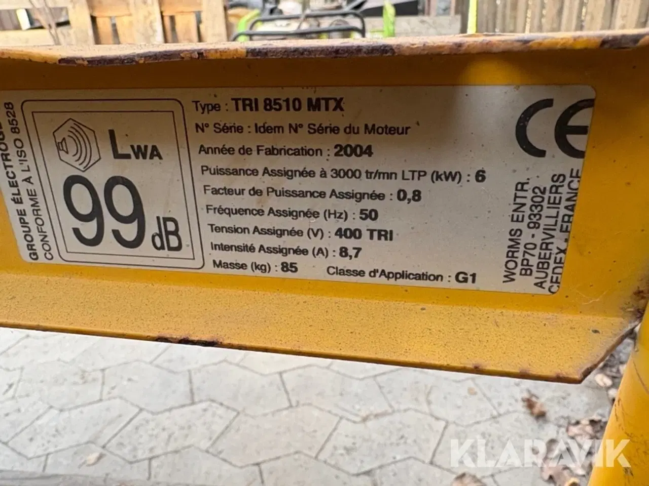 Billede 10 - Generator Tristar 8510 MTX