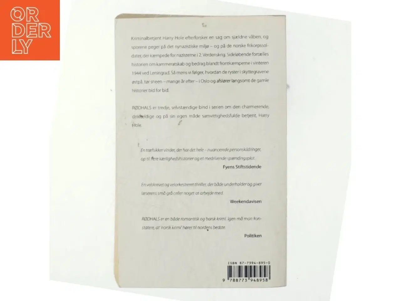 Billede 3 - Rødhals af Jo Nesbø (Bog)
