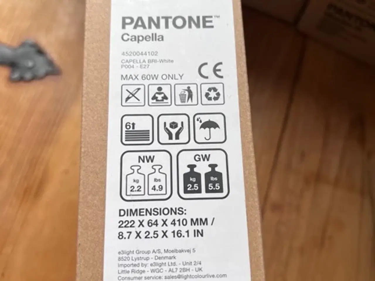 Billede 7 - 2x Pantone Capella bord lampe + 3x Mintaka 25 skær