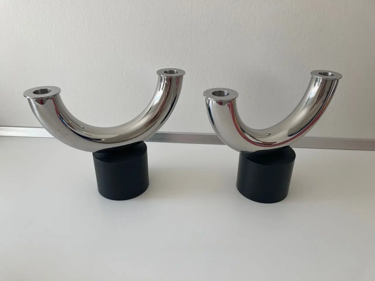 Billede 2 - Georg Jensen Viking Lysestager, 2 stk.