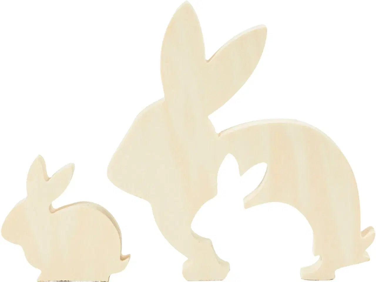 Billede 1 - Unik 2i1 Figur i Lyst Træ til Indretning