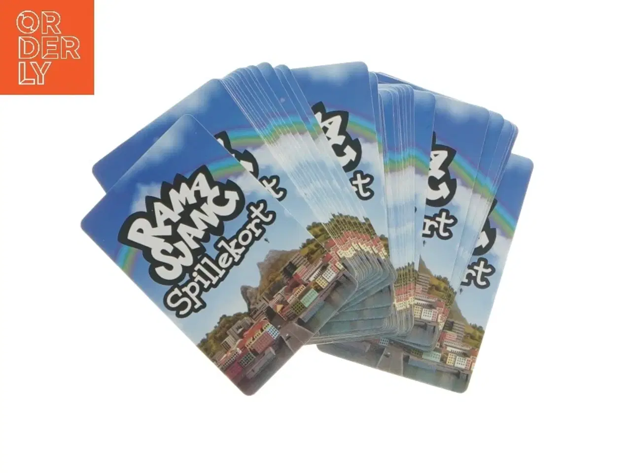 Billede 2 - Ramasjang spillekort fra DR (str. 9x6 cm)