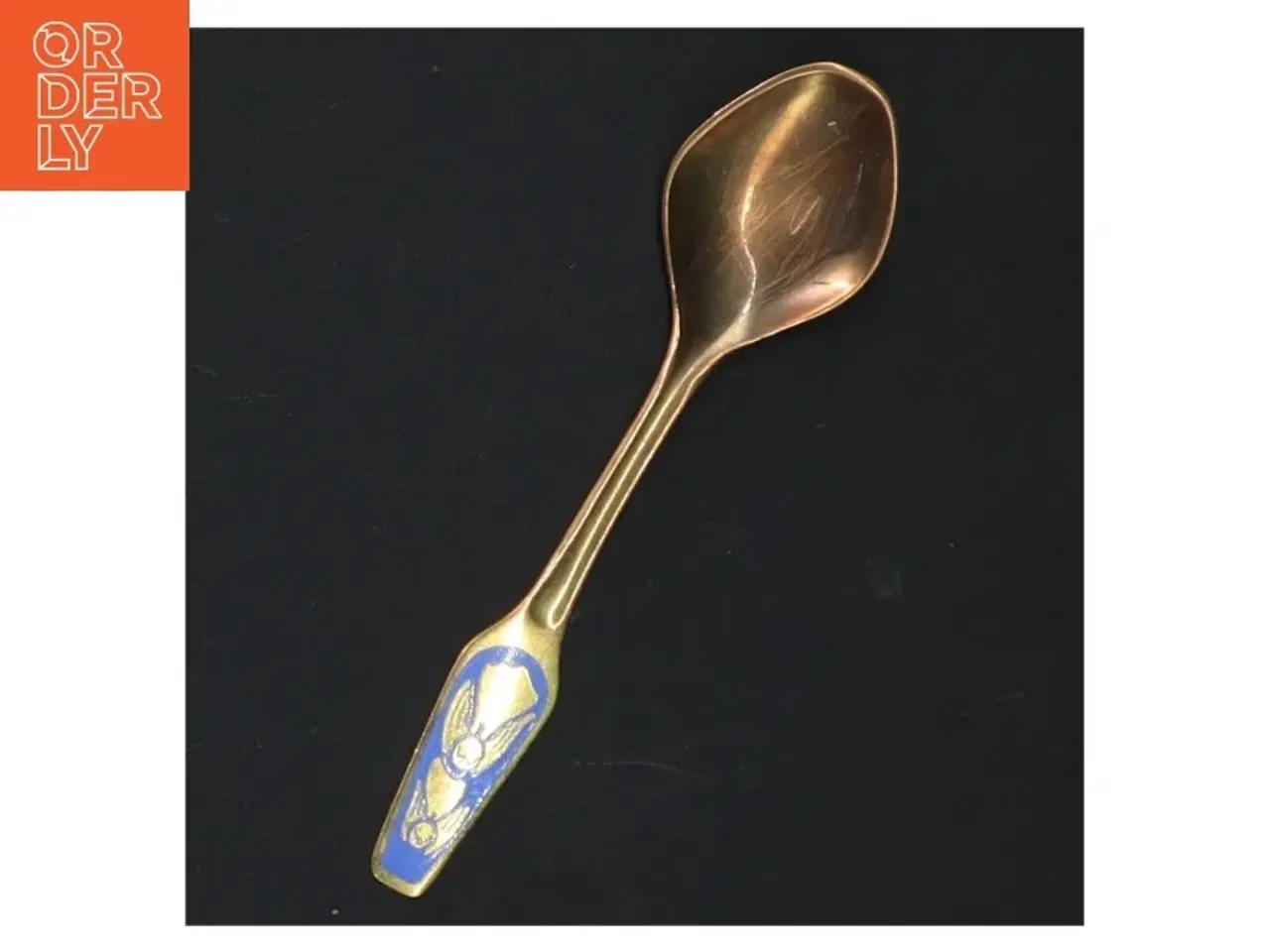 Billede 6 - Antik metalske med blåt emblem fra Meka Denmark (str. Længde, 11 cm)