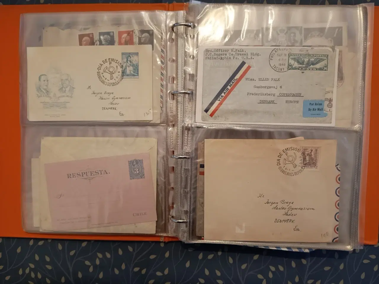 Billede 7 - Mappe med gamle breve