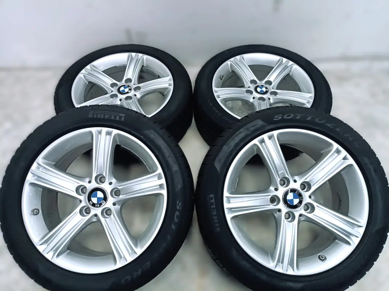 Billede 3 - 5x120 17" ET37 nav 72,6ø BMW vintersæt inkl.TPMS