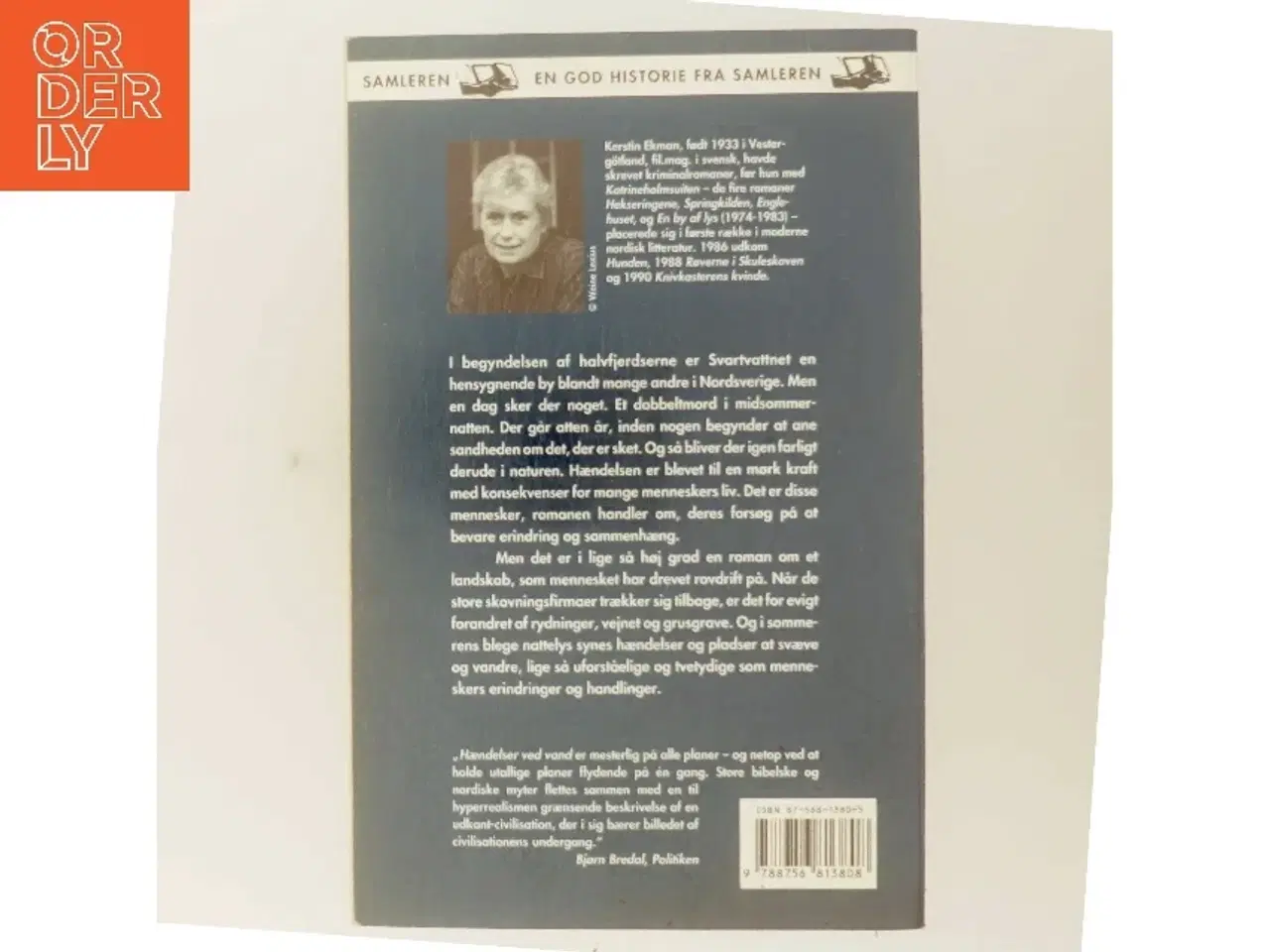 Billede 3 - Hændelser ved vand : roman af Kerstin Ekman (Bog)