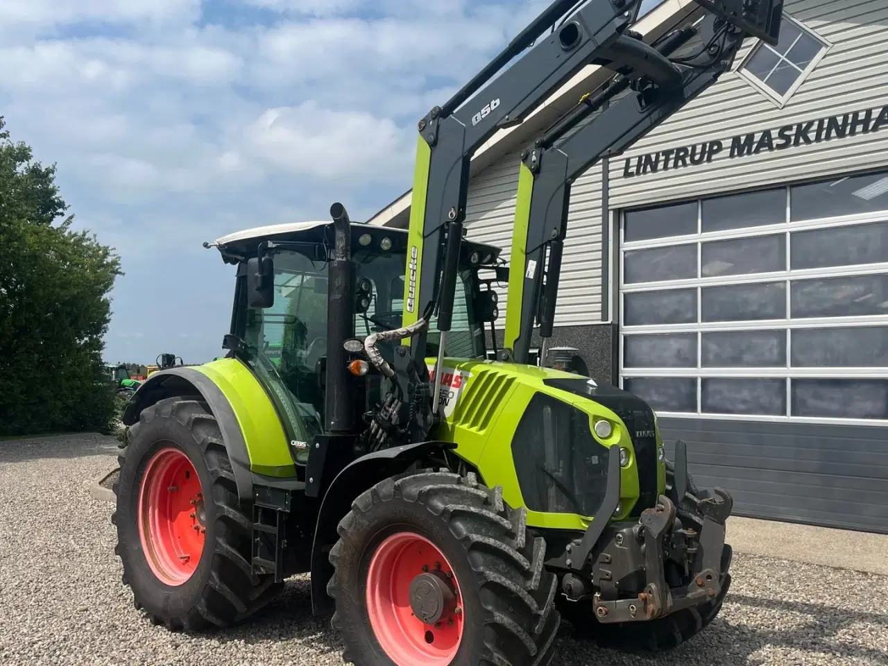 Billede 19 - CLAAS ARION 550 CEBIS Med frontlæsser og frontlift