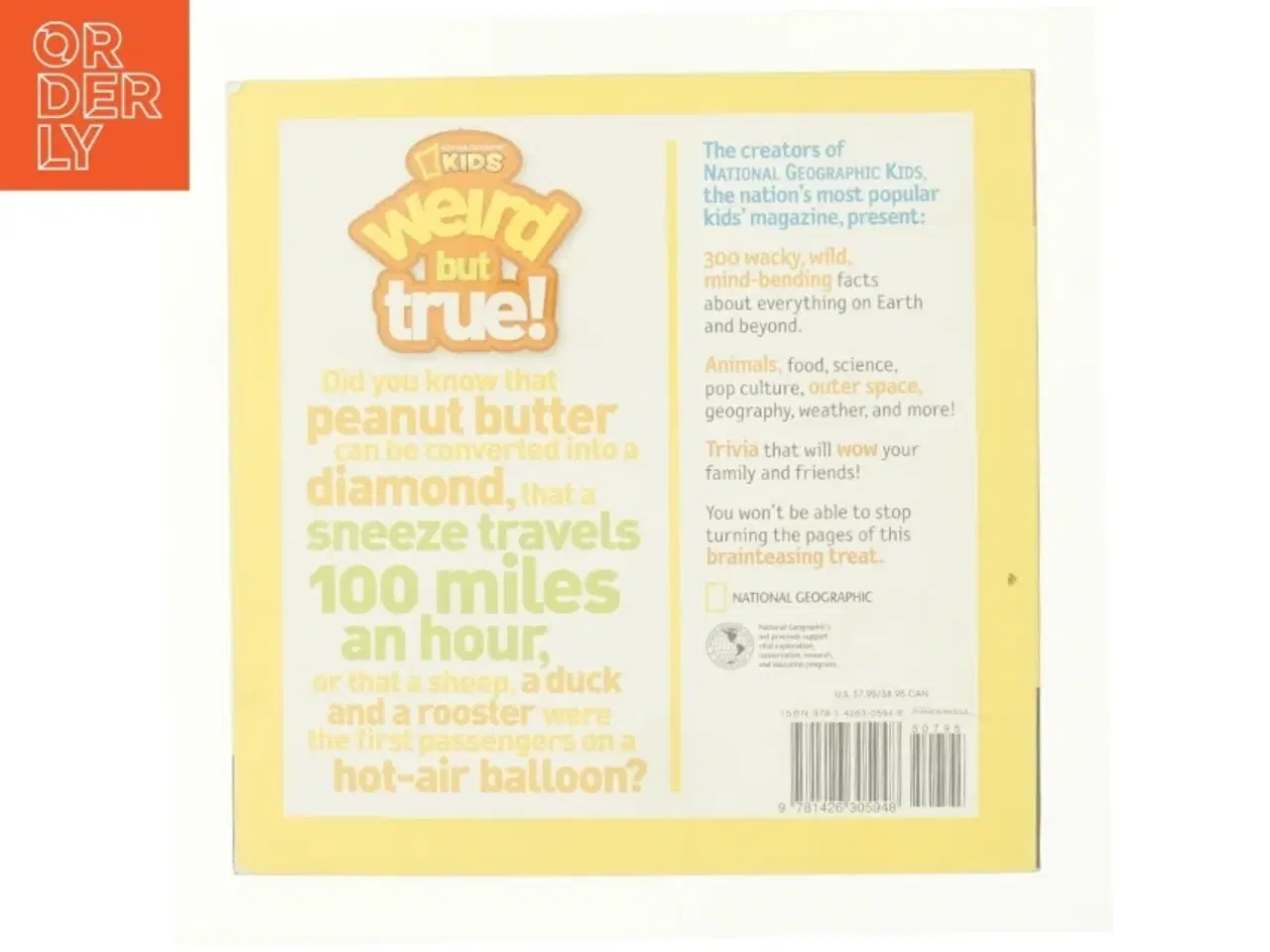 Billede 2 - Weird but True : 300 Outrageous Facts af National Geographic Kids (Bog)