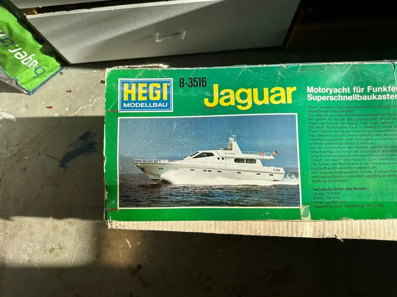 Billede 1 - Hegi Jaguar Yacht  Stort byggesæt ikke påbegyndt