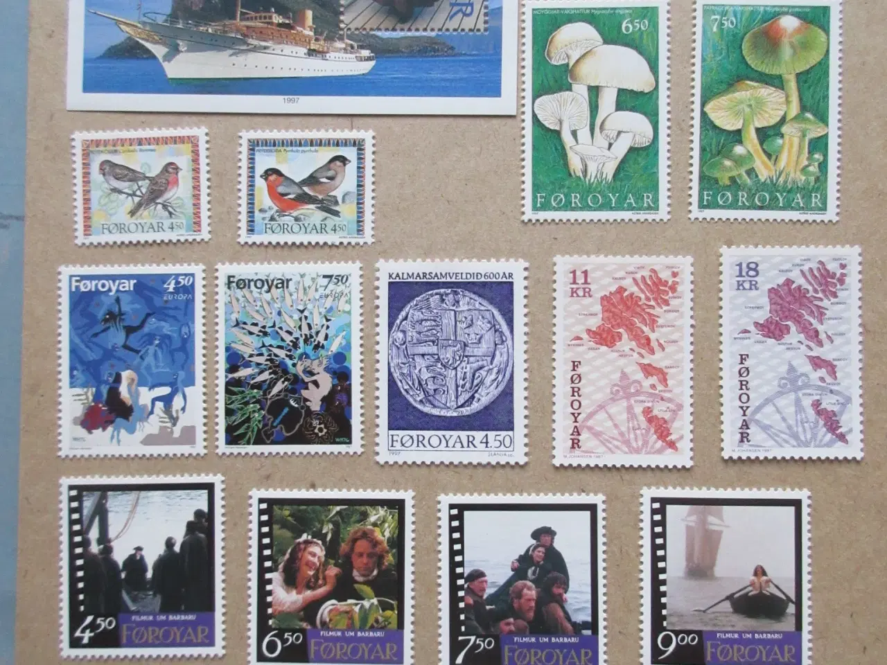 Billede 4 - Færøerne årgang 1994-2000 afa nr 248-378 postfrisk