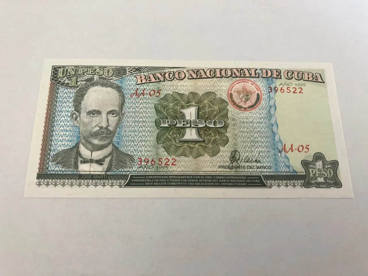 Billede 1 - 1 Peso Cuba 1995