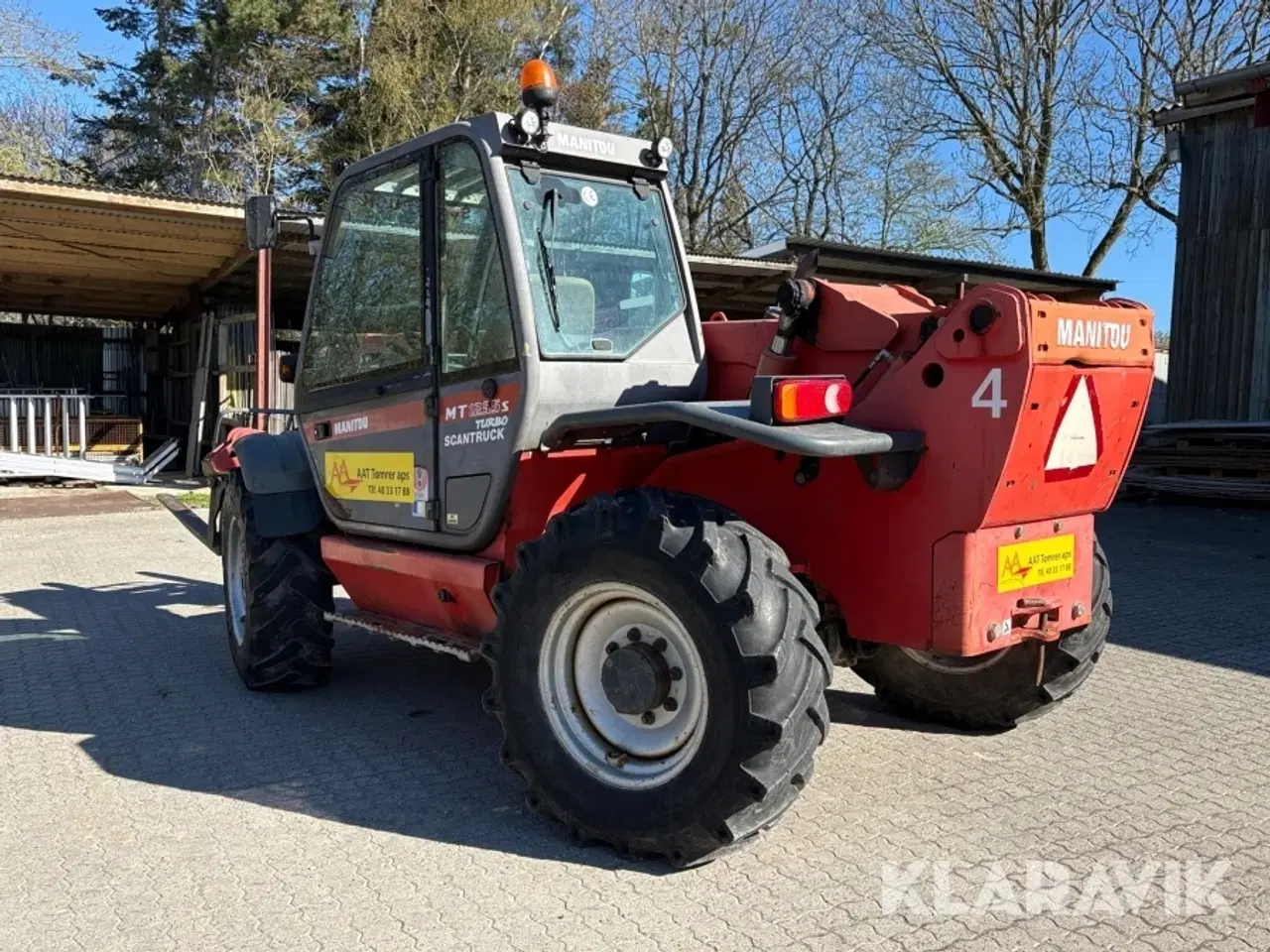 Billede 3 - Teleskoplæsser Manitou MT 1235 med gafler og kurv
