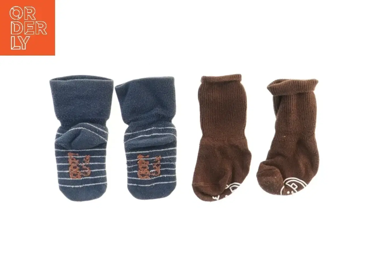 Billede 2 - Babysokker 2 par (str. fod 10 cm længde 15 cm)