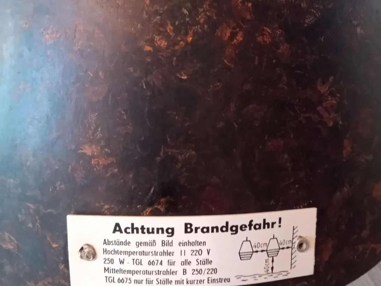 Billede 8 - Utrolig flot bakelit lampe fra Det gamle DDR